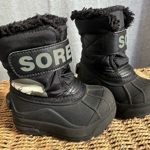Sorel Snow Commander Boots Sz Toddler 5 - Waterproof Insulated Traction Warm